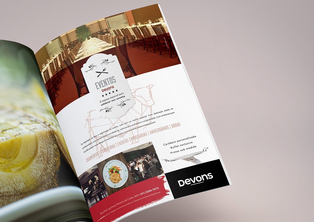 Devons Steakhouse – Publicidade