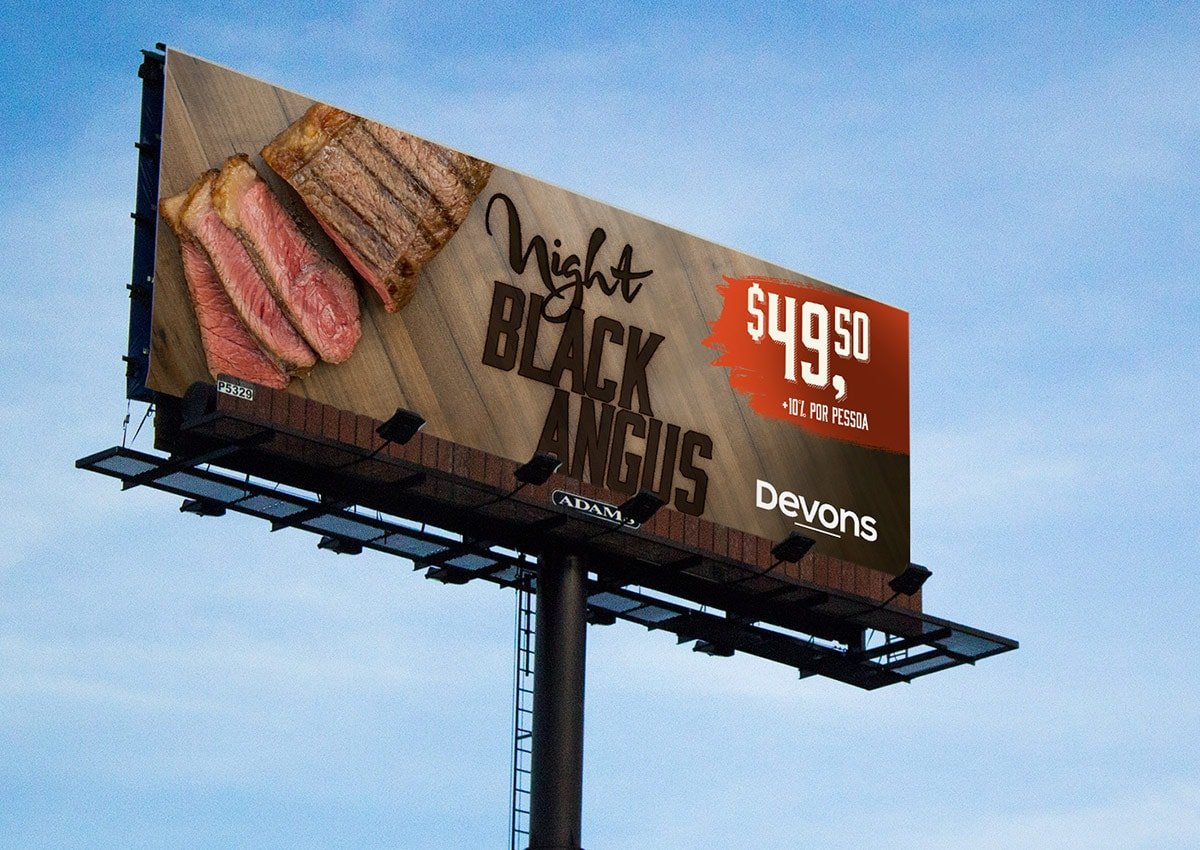 Devons Steakhouse – Publicidade