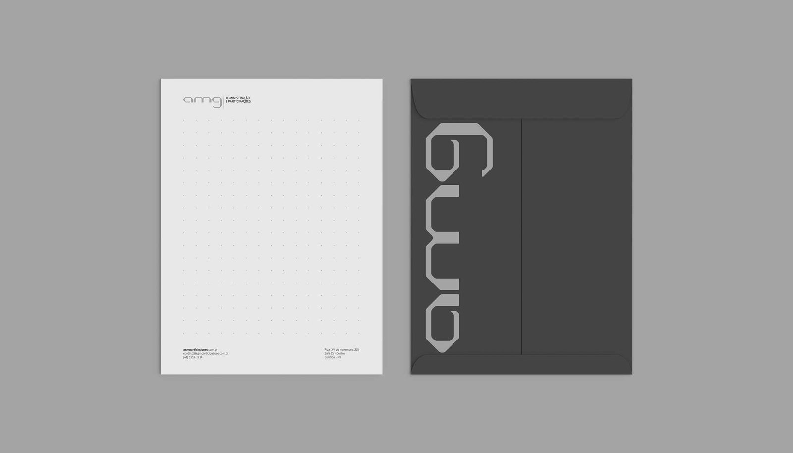 Criação de marca – AMG Administração & Participações