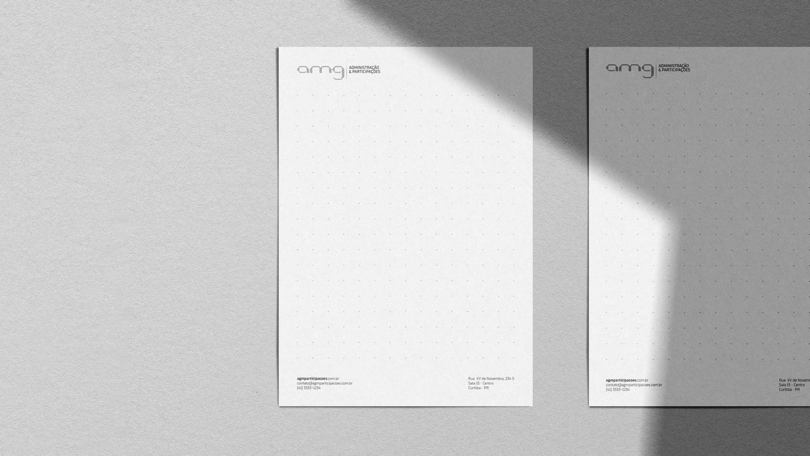 Criação de marca – AMG Administração & Participações